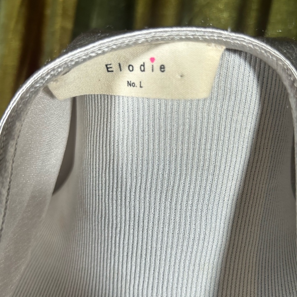 Elodie Metallic Cold Shoulder Top - Picture 7 of 7